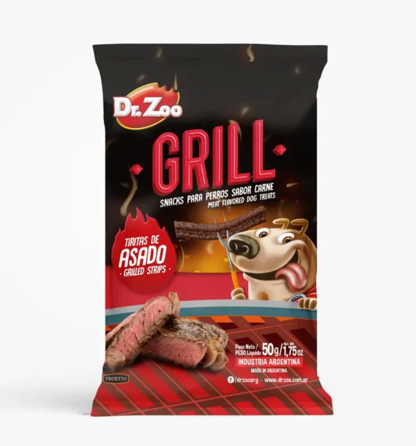 Delicioso Grill Asado para Perros DR ZOO 12x50gr: Nutrición y Sabor Irresistible