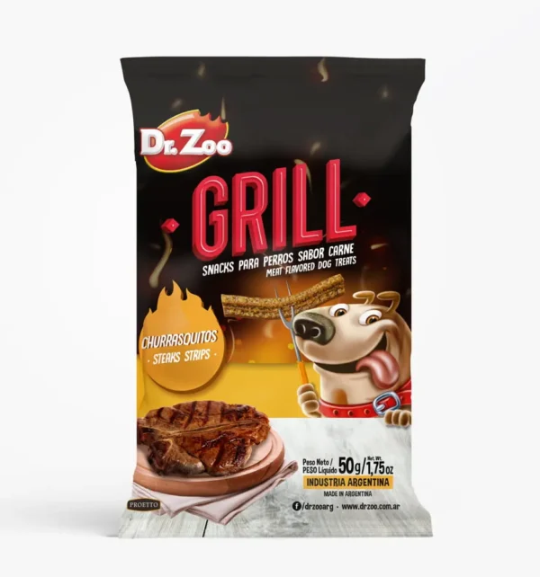 Churrasquito para Perros DR ZOO 12x50gr: Snack Saludable y Nutritivo