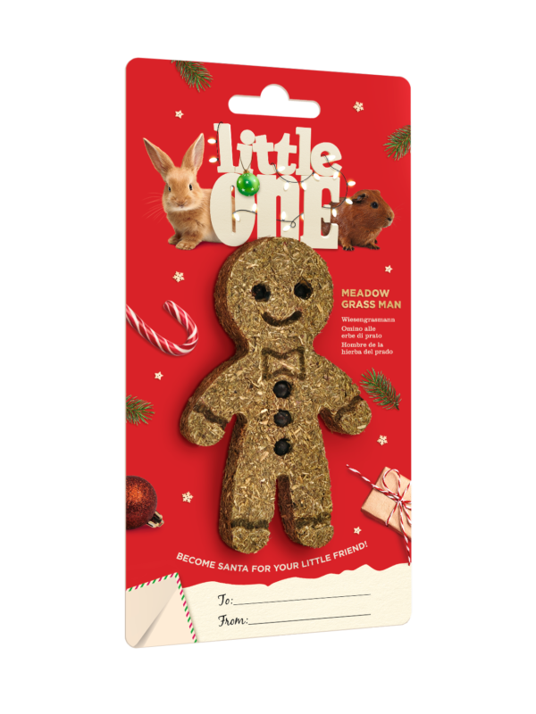 LITTLE ONE MEADOW GRASS MAN CHRISTMAS TREAT-TOY 55GR