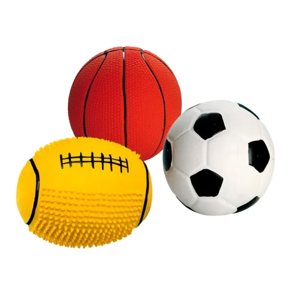 Juguete para Perros FERPLAST PA 5536: Balones de Látex Duraderos y Divertidos