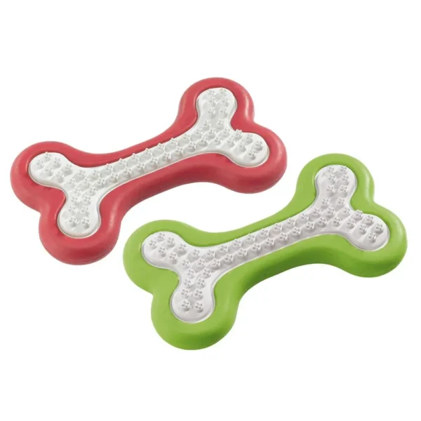 FERPLAST JUGUETE PERRO PA 6570 RUBB BONE TEETH MEDIUM 1UD