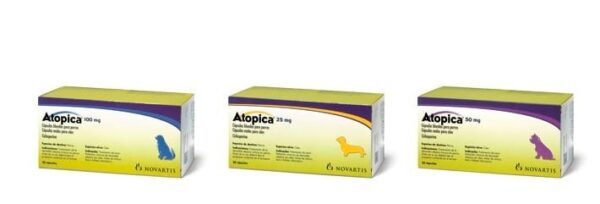 ATOPICA para el tratamiento de la dermatitis atópica crónica en perros.