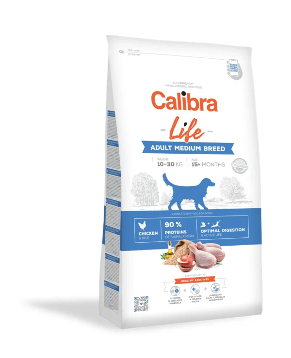 Calibra Dog Life Adulto Raza Mediana Pollo 2.5kg - Alimento Premium para Perros