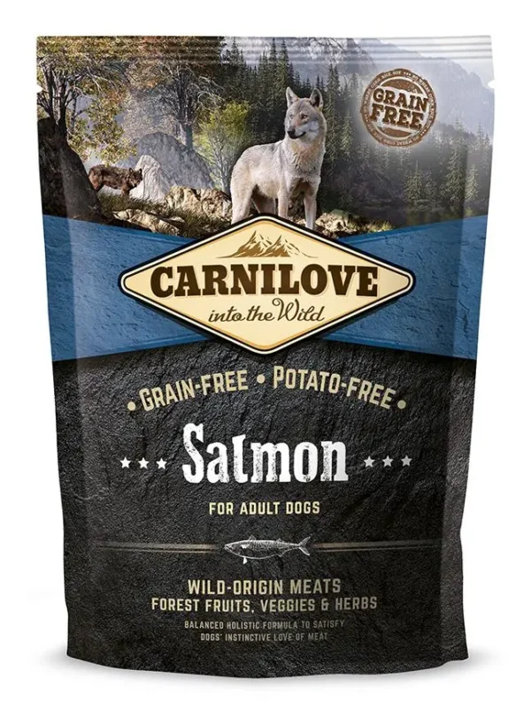 Pienso para Perros Adultos Carnilove de Salmón 1,5kg - Nutrición Premium