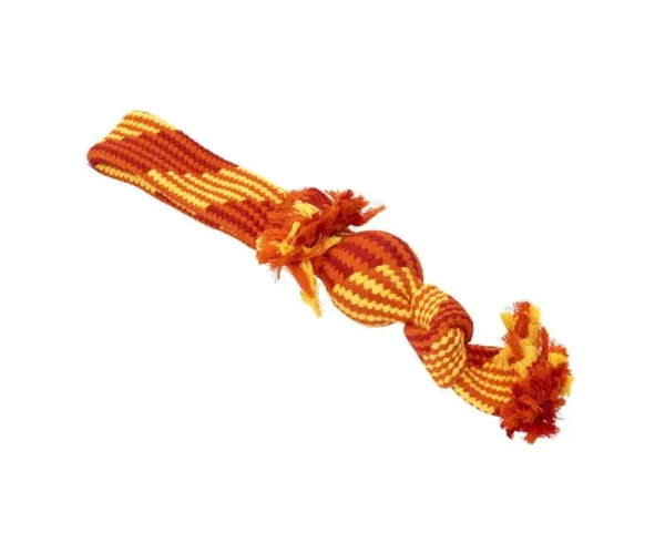 Juguete BUSTER TUGGERSQUEAK: Cuerda con Pelota Naranja para Perros Tamaño L