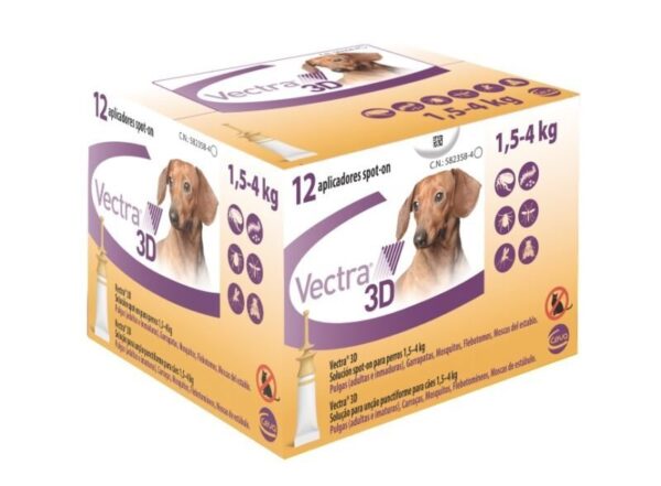 VECTRA 3D PERRO 10-25KG 12 PIPETAS