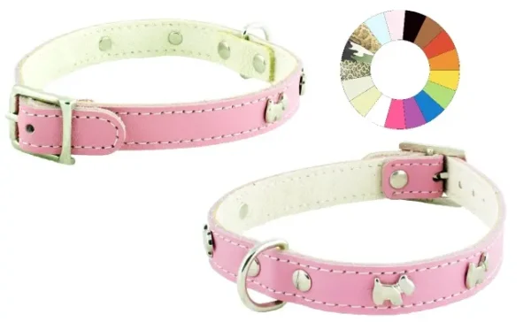 Collar Little Westy Fucsia Ajustable 14-17 cm para Perros L200 A14