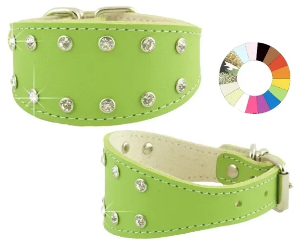 Collar para Galgo Fucsia Ajustable 22-32 cm - Modelo Fantástico L350 A50