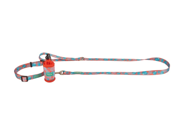 Tirador FREEDOG Tropical Coral 15mm x 120cm T-S: Estilo y Comodidad para tu Mascota
