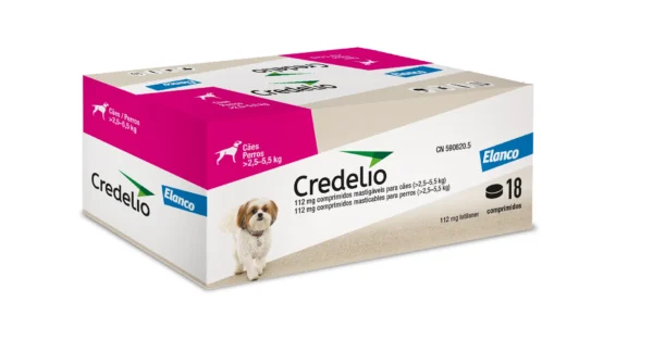CREDELIO MASTICABLE PERRO 112MG 2,5-5,5KG 18 COMPRIMIDOS