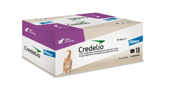 CREDELIO MASTICABLE GATO 12MG 0,5-2KG 18 Comprimido