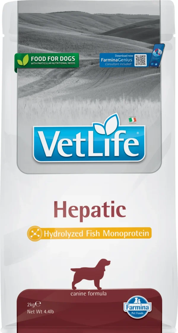 Alimento para Perros FARMINA Vet Life Hepatic 2kg - Salud Hepática Optima
