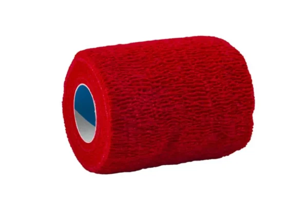 VENDA COHESIVA 7,5 CM X 4,5 M ROJO 1UD COVETRUS
