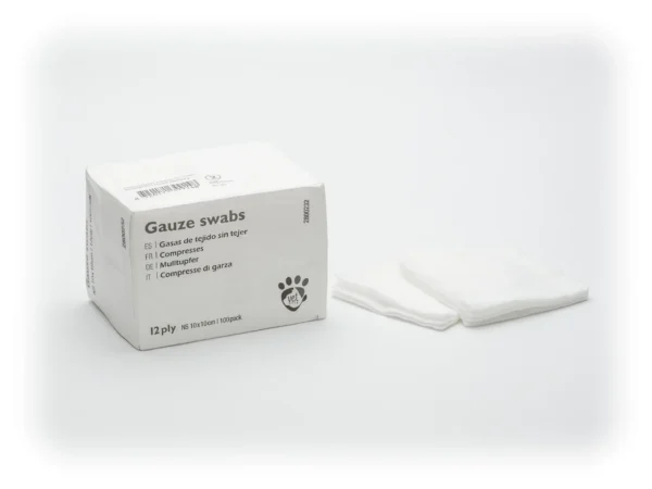 GASA NS 10X10CM 12 CAPAS 100U VETONLY(NDR)