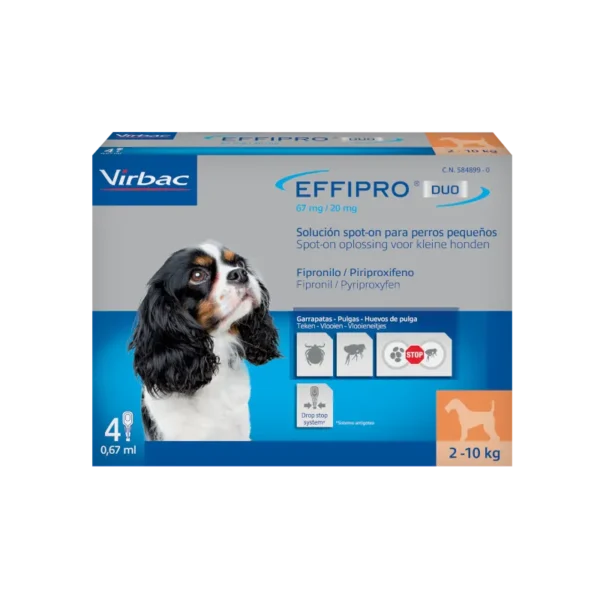EFFIPRO DUO SPOT ON PERRO PEQUEÑO 4PIP