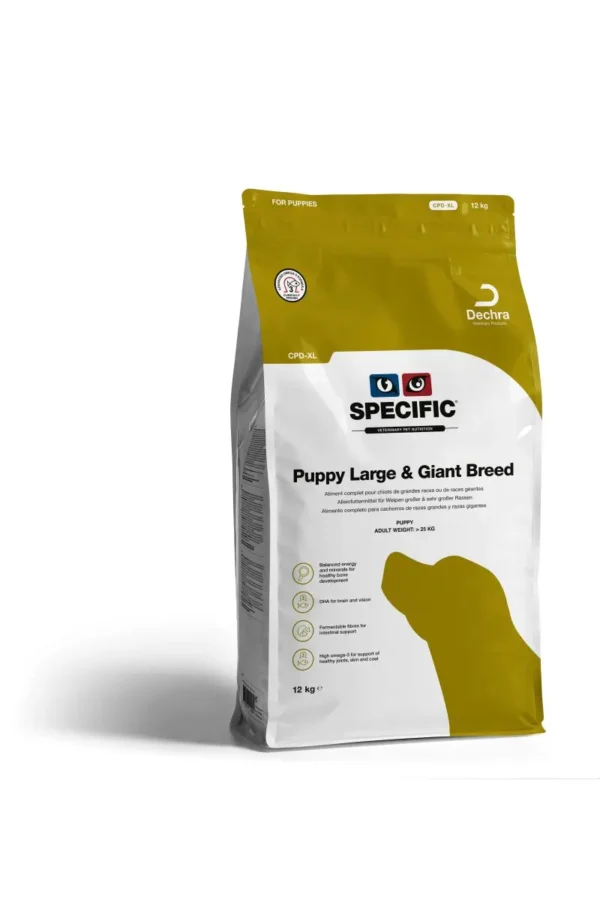 Oferta Especial: SPECIFIC Canine Puppy Comprimido-XL para Razas Grandes - Caja Promocional 10.2KG