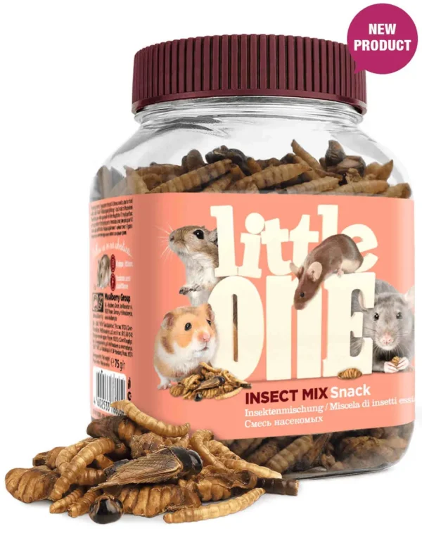 LITTLEONE SNACK MIX DE INSECTOS 6X75GR