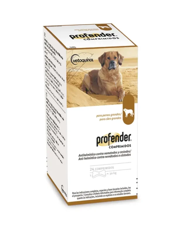 PROFENDER PERRO 30KG 24Comprimido