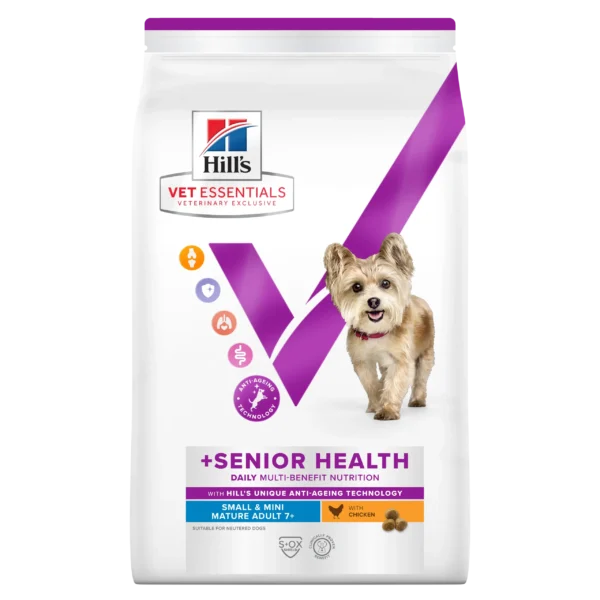 Alimento Hill’s VetEss Canine Senior Mini Pollo 2kg: Nutrición Ideal para Perros Mayores de Razas Pequeñas