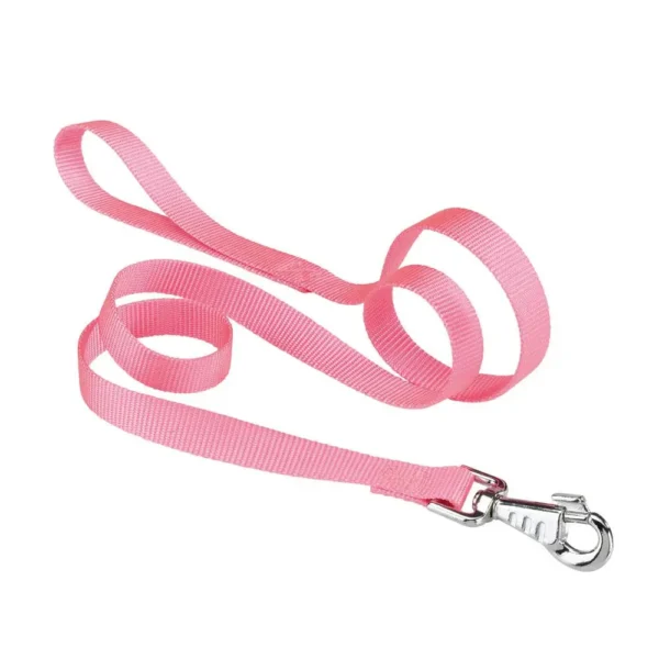 Correa de Nylon Rosa para Perro FERPLAST CLUB G20 120 cm - Resistente y Elegante