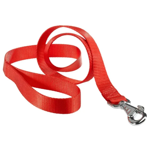 Correa de Nylon Roja FERPLAST CLUB G20 120: Resistencia y Estilo para tu Mascota