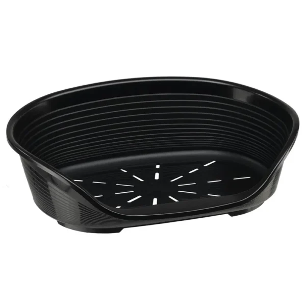 FERPLAST CAMA PLASTICO SIESTA PERRO GATO DELUXE 6 NEGRO