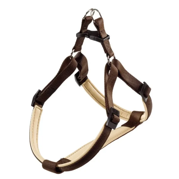 Arnés de Nylon Daytona P/M Marrón para Perros - FERPLAST: Comodidad y Estilo