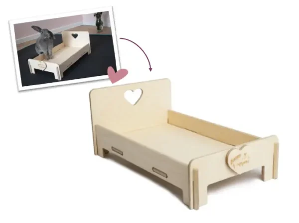 BUNNY NAP TIME BED 30,8X21,5X51,8CM 1UD