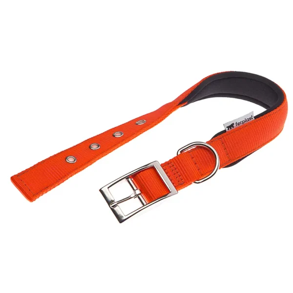 Collar para Perros FERPLAST Daytona C25 53 Naranja - Comodidad y Estilo