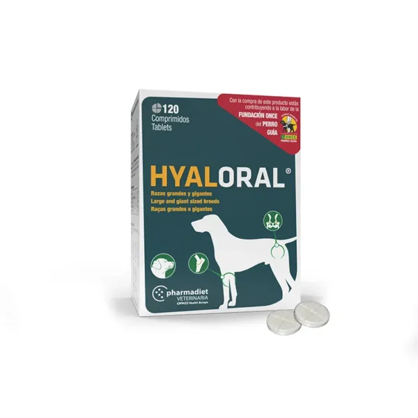 HYALORAL PERRO RAZA GRANDE GIGANTE 120Comprimido