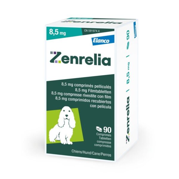 Zenrelia 8.5 MG 90 Comprimidos | Para perros con piel sensible y molestias dérmicas | Petsalia