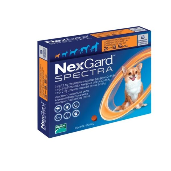 NEXGARD Sanexgard-spectra-1-35-kg-3-comprimidosPECTRA 2-3