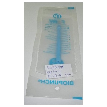 Trépano de biopsia cutánea 6 mm