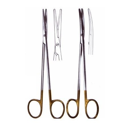 Tijera Metzenbaum curva 18 cm · disección fina para caballos