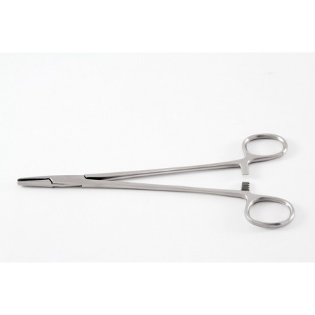 Tijera iris curva AG/AG 11,5 cm · corte fino para cirugía