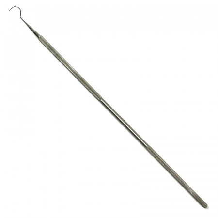 Espejo odontológico de 40 mm, inox 48 cm con mango · exploración oral equina