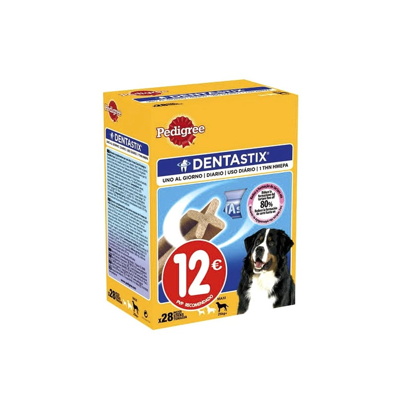 eq-4756.jpg Pedigree Dentastix Multipack Mediano 28 uds (720 g) · snack dental para perros