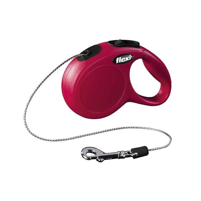 eq-4771.jpg Correa extensible Flexi New Classic cordón azul S 5 m · paseo de perros de hasta 12 kg