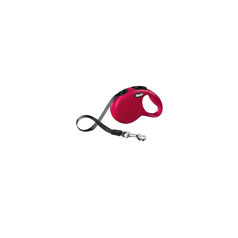 eq-4776.jpg Correa extensible Flexi New Classic cordón rojo M 5 m · paseo de perros medianos