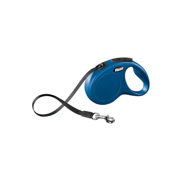 Correa extensible Flexi New Classic cordón rojo S 5 m · paseo de perros pequeños