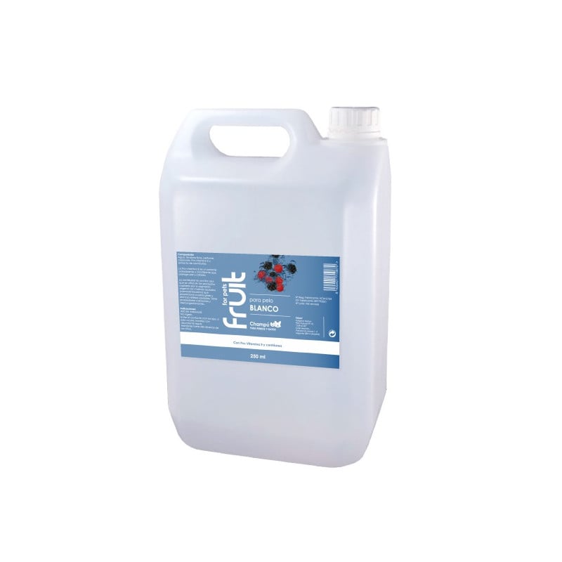 eq-4786.jpg Fruit for Pets Champú pelo largo jojoba 5 l · nutre y da brillo al pelo largo