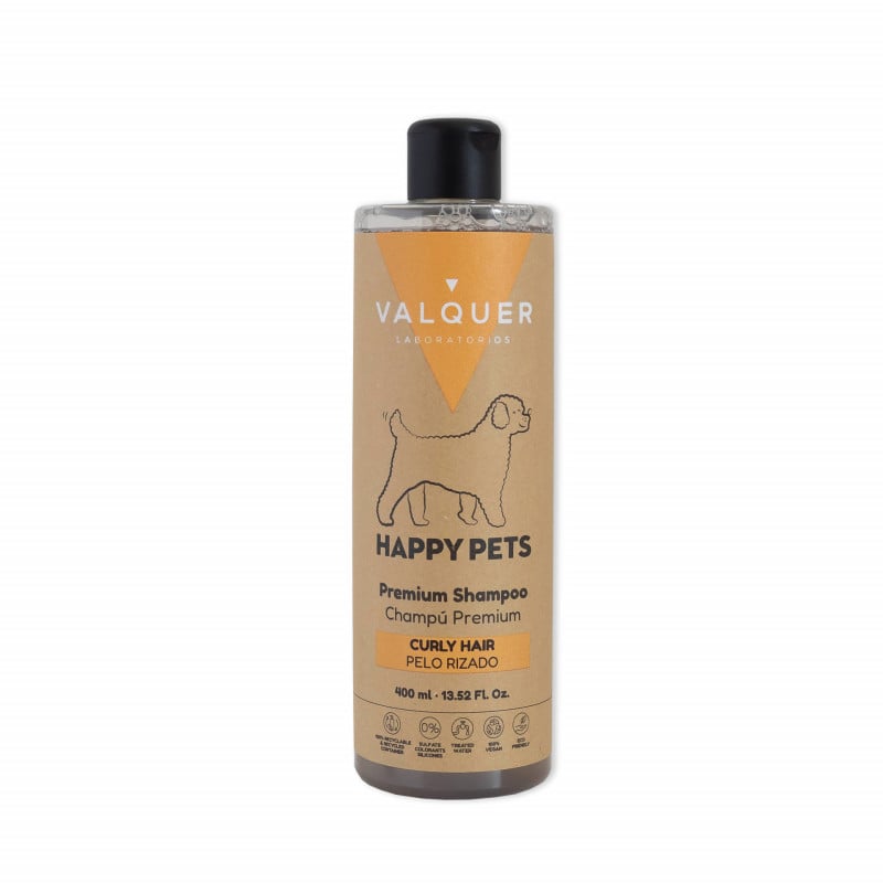 eq-4853.jpg Happy Pets Champú Vegan Pelo Blanco 400 ml · champú vegano para realzar el pelaje blanco de perros y gatos