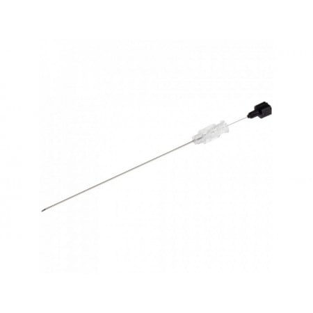 Aguja espinal BD 18 G (1,2 x 90 mm) rosa · punción espinal veterinaria