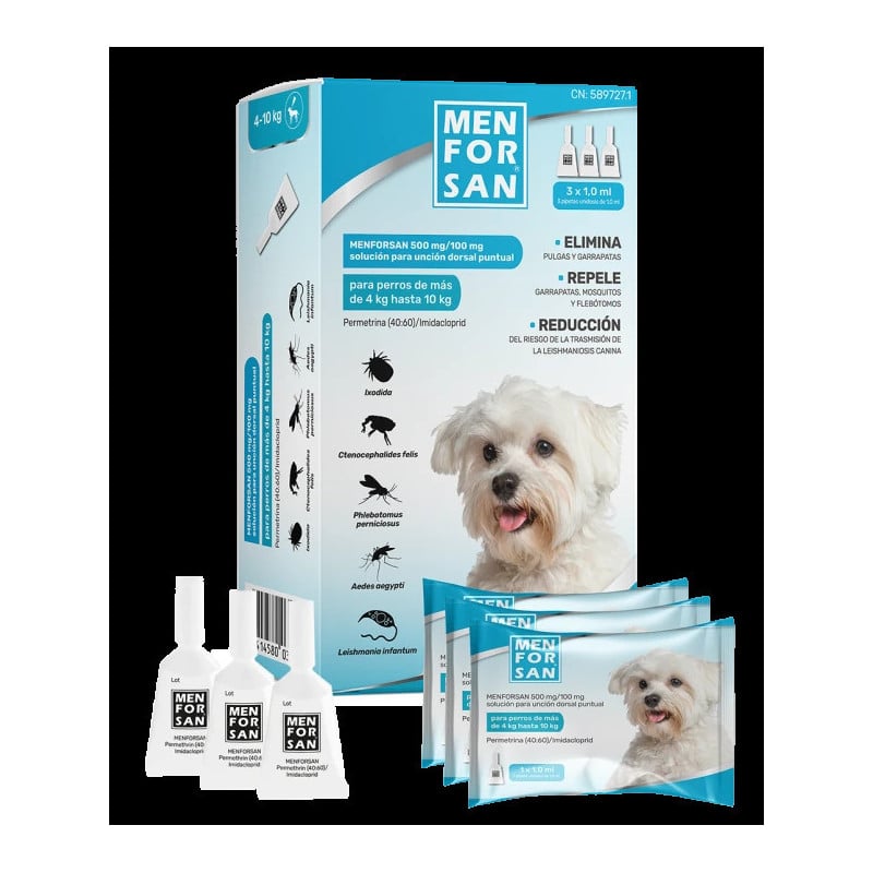eq-4971.jpg MFS Dog pipeta antiparasitaria 3 x 2,5 ml · para perros de 10 a 25 kg
