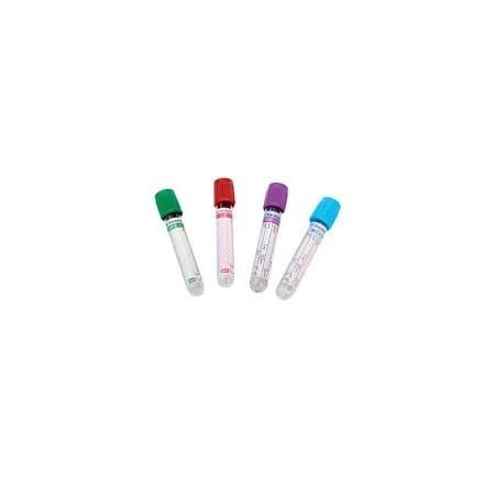 Tubo BD Vacutainer 2 ml, tapón morado con EDTA · extracción de sangre